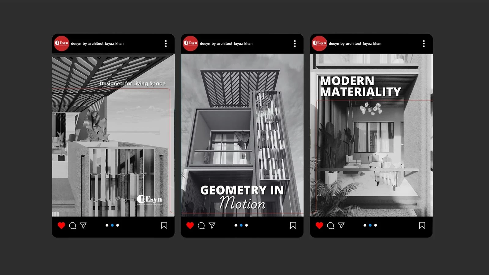 Desyn Interior Instagram Reel cover — interior renovation walkthrough