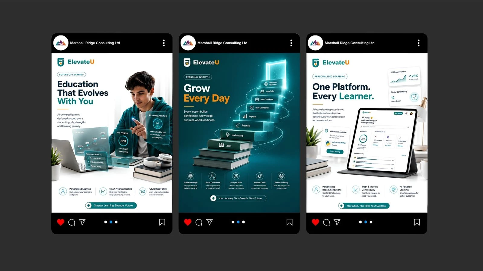 Marshall Ridge Consulting Social Media work by Safar Spectrum Media