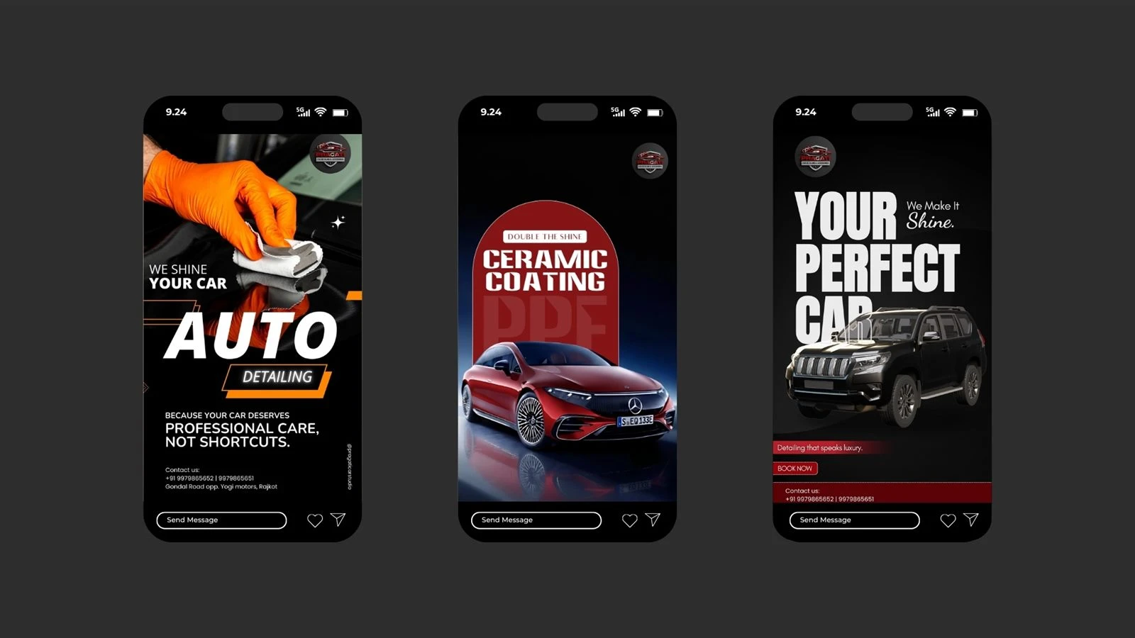 Pragati Car Studio Social Media work by Safar Spectrum Media