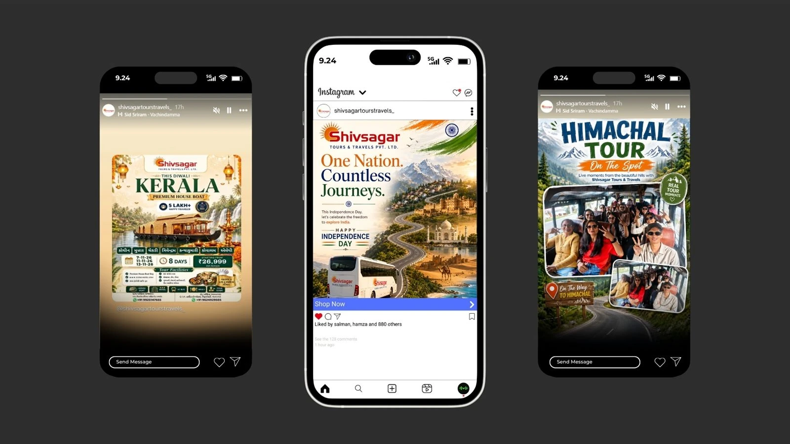 Shivsagar Tours & Travels Social Media work by Safar Spectrum Media