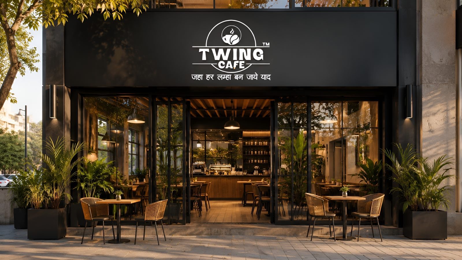 Twing Cafe Brand Identity work by Safar Spectrum Media