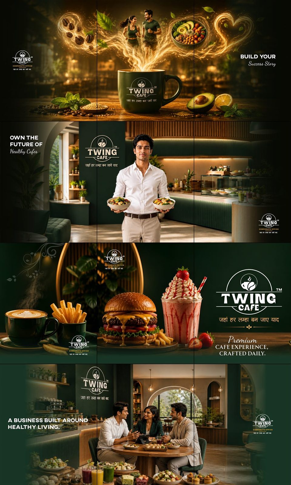 Twing Cafe Instagram Grid work by Safar Spectrum Media &mdash; Instagram feed grid