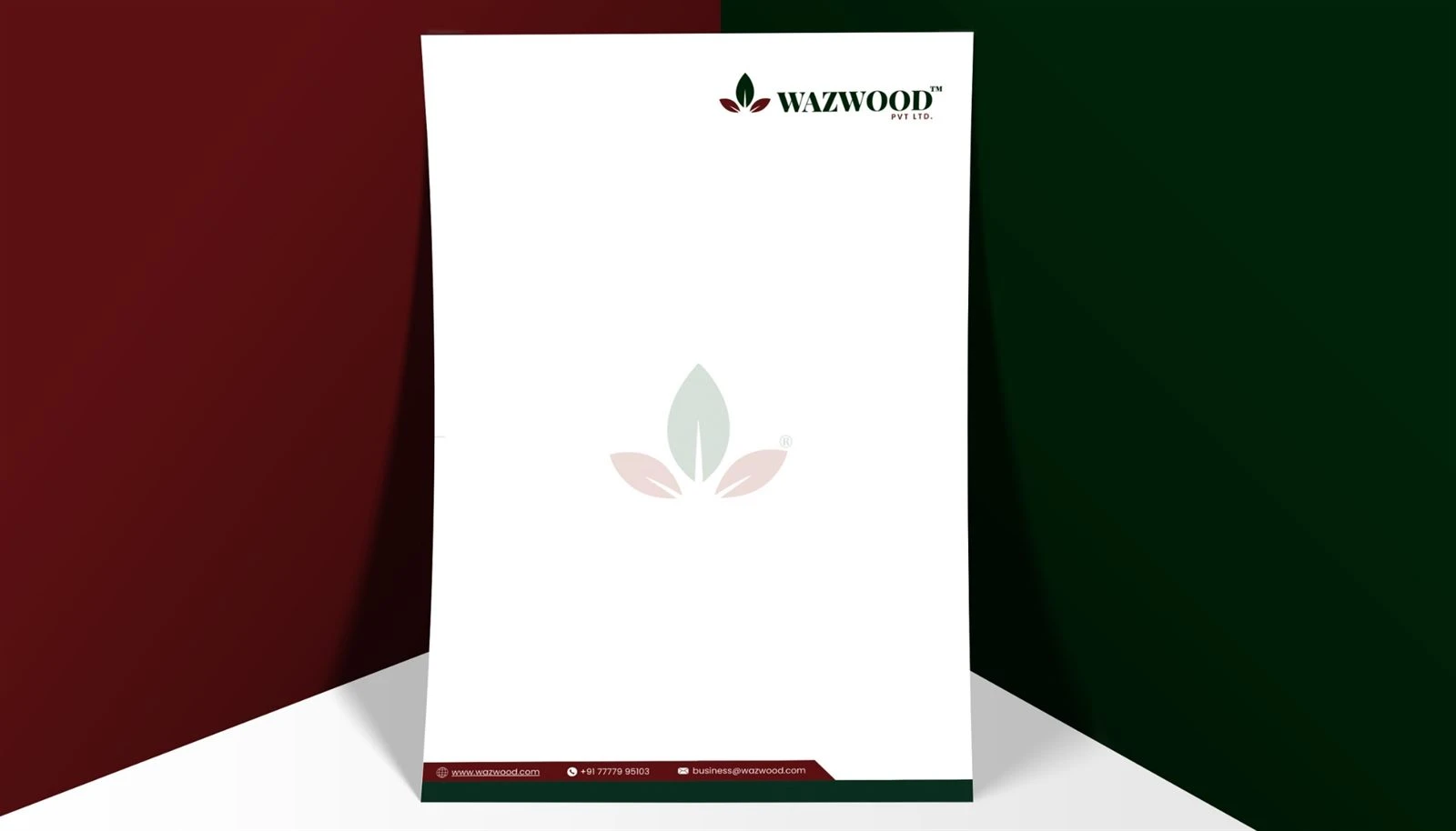Wazwood Brand Identity work by Safar Spectrum Media